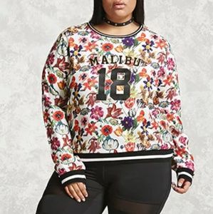 [Forever 21] Plus Size "Malibu 18" Floral Top